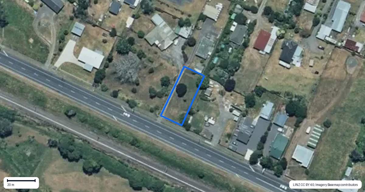 Property context map for 106 Totara Street, Manunui, Taumarunui