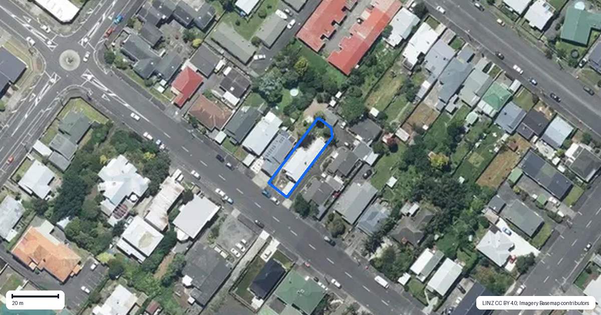 Property context map for 50 Bell Street, Whanganui