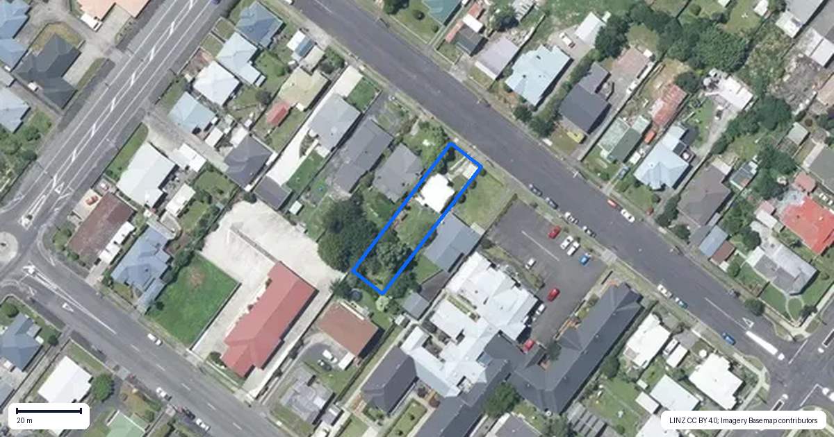 Property context map for 131A Harrison Street, Whanganui