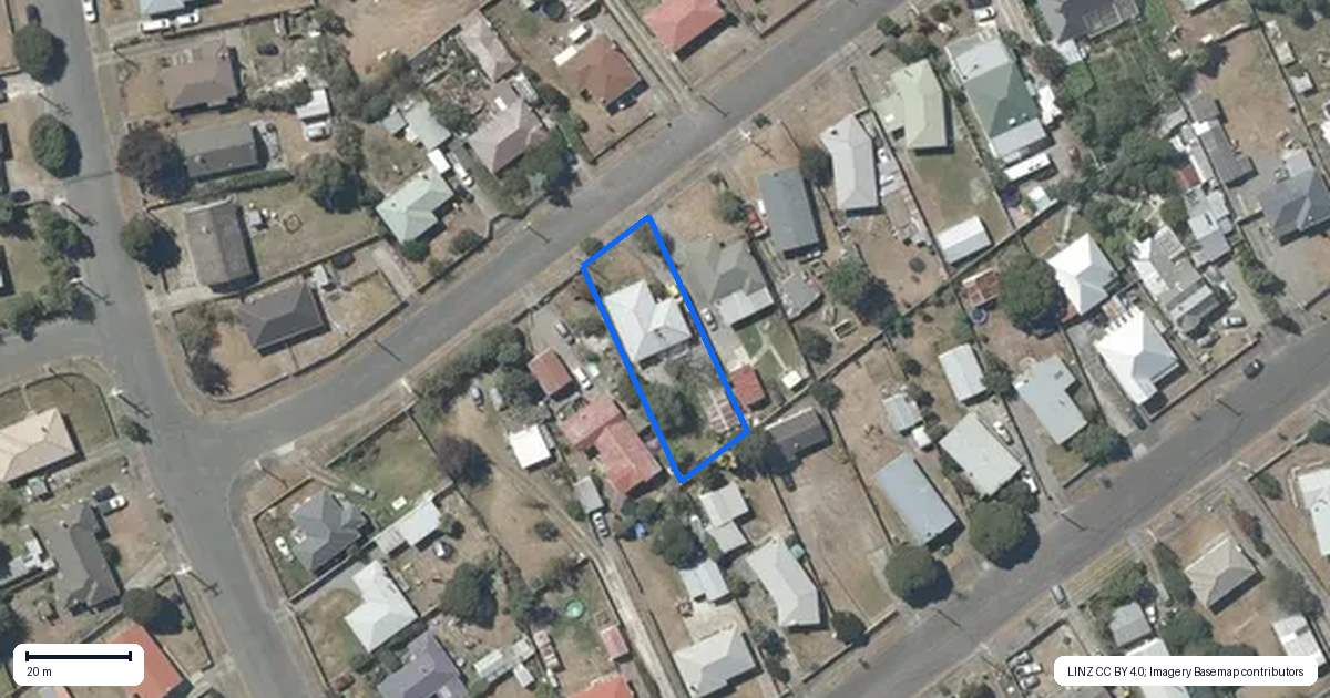 Property context map for 97 Cameron Crescent, Masterton