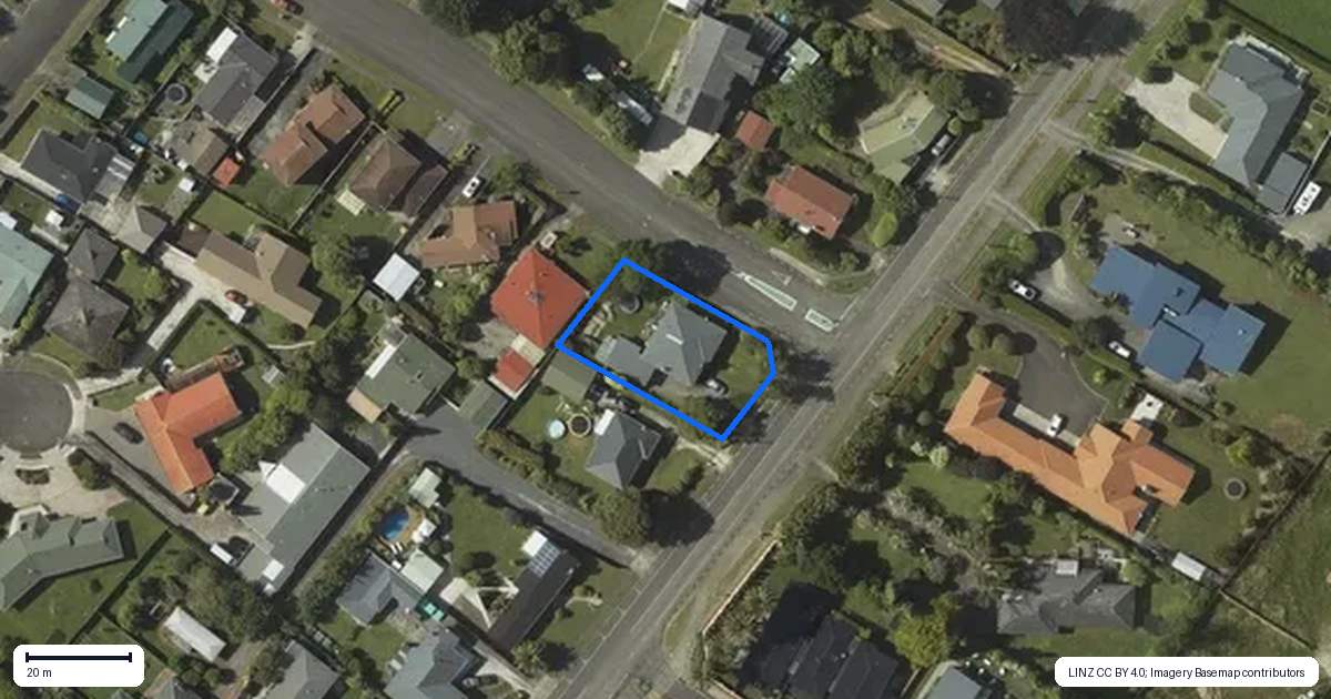 Property context map for 27 Fairfield Road, Levin