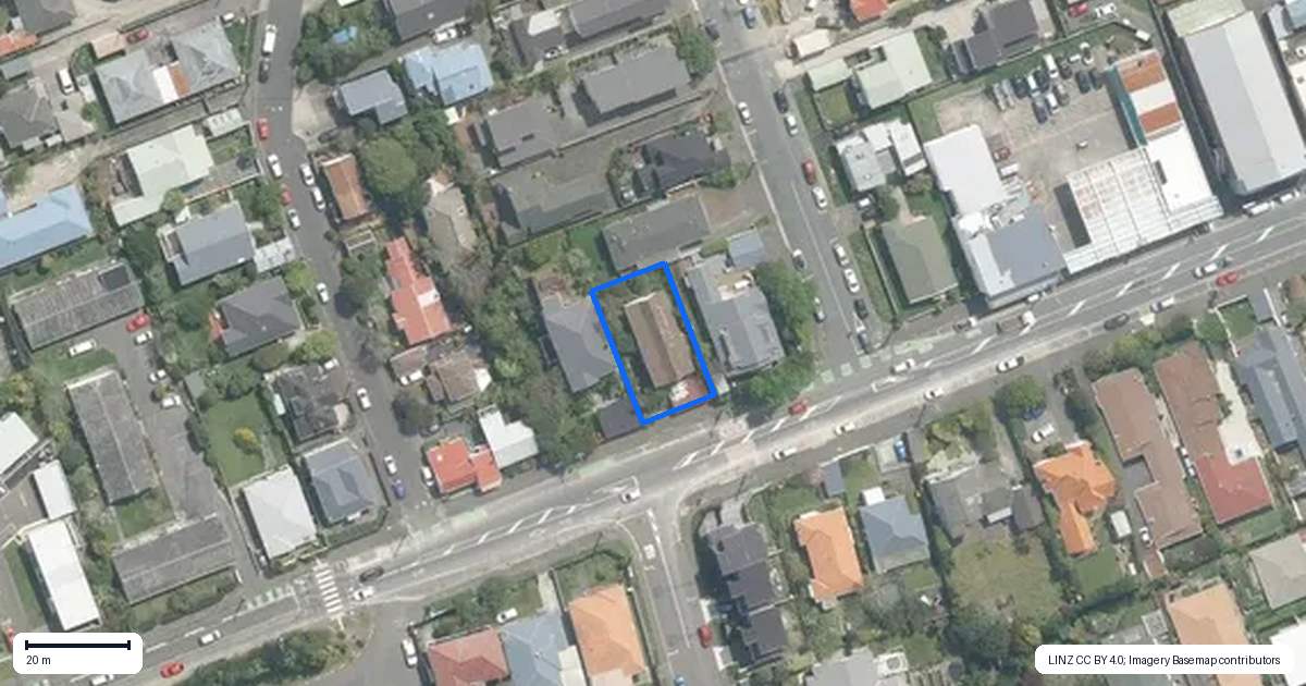 Property context map for 290B Karori Road, Karori, Wellington