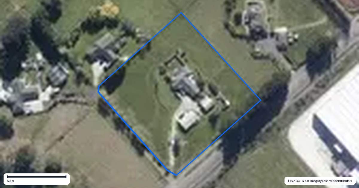 Property context map for 199A Richardsons Line, Milson, Palmerston North