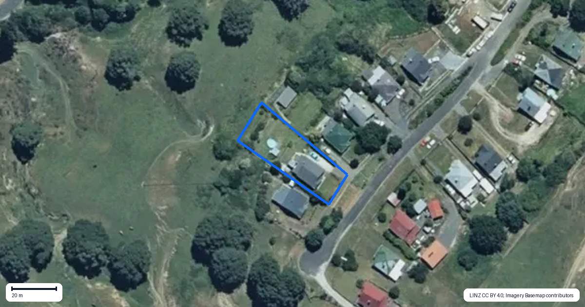 Property context map for 86 Sunshine Road, Taumarunui
