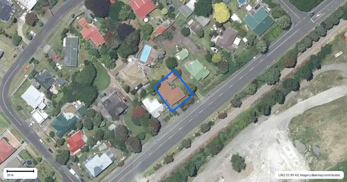 Property context map for 250 Taupo Quay, Gonville, Whanganui