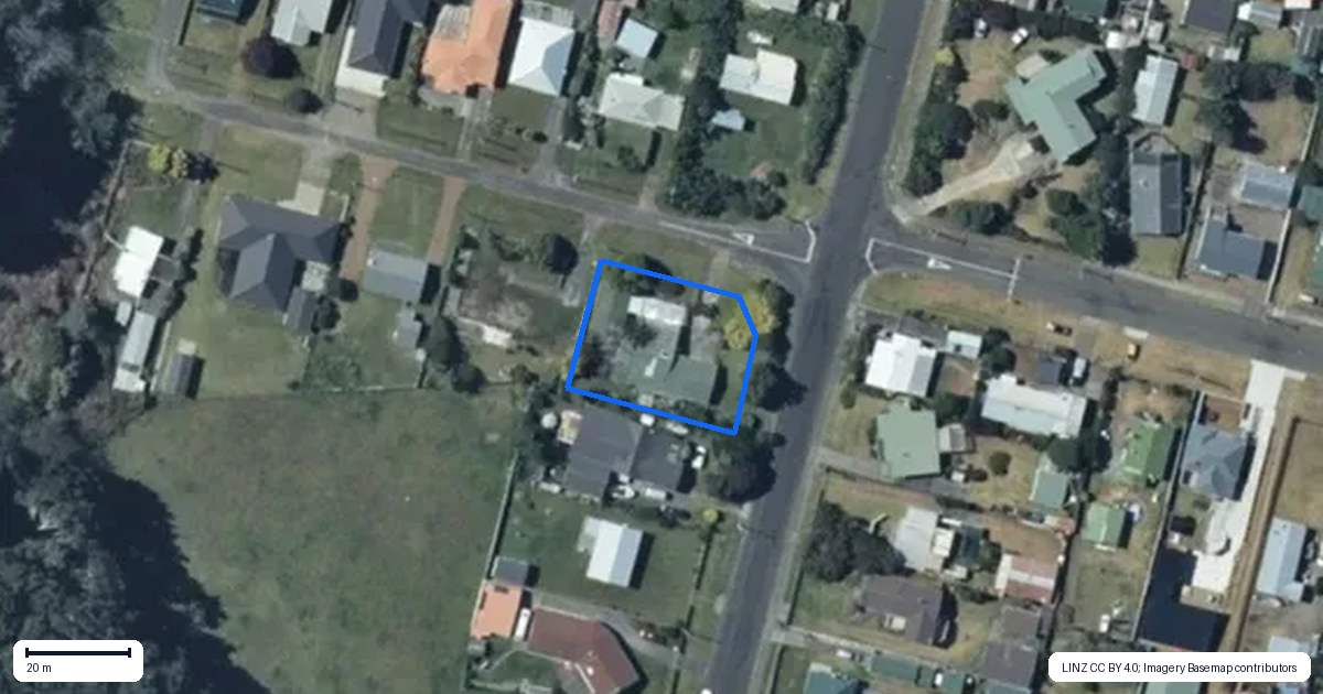 Property context map for 2 Hennessey Street West, Foxton Beach, Foxton