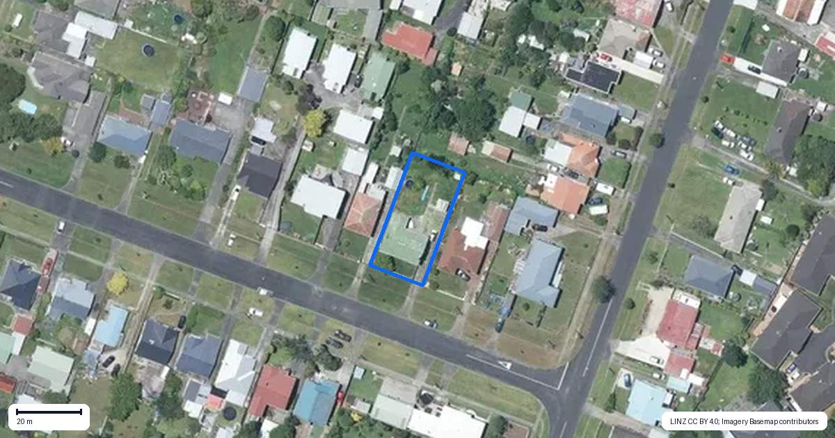 Property context map for 55 Patapu Street, Whanganui East, Whanganui