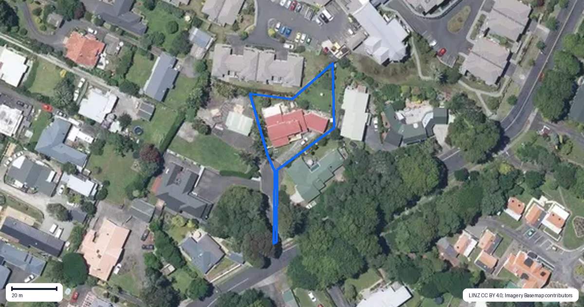 Property context map for 25 Oakland Avenue, Saint Johns Hill, Whanganui