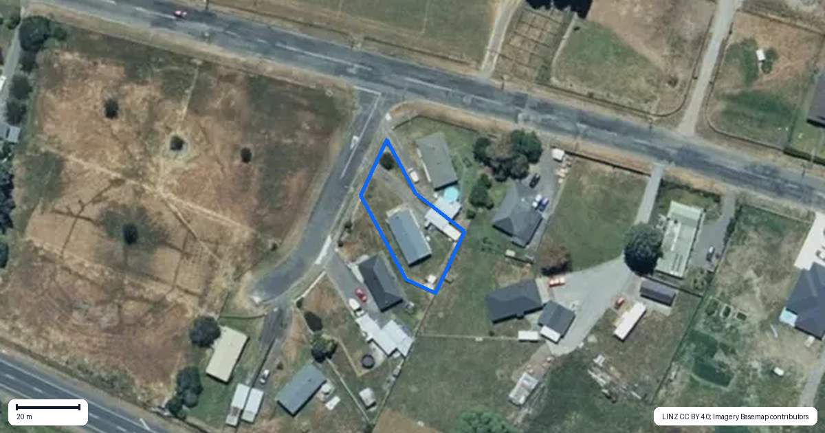 Property context map for 4 Tarata Place, Manunui, Taumarunui