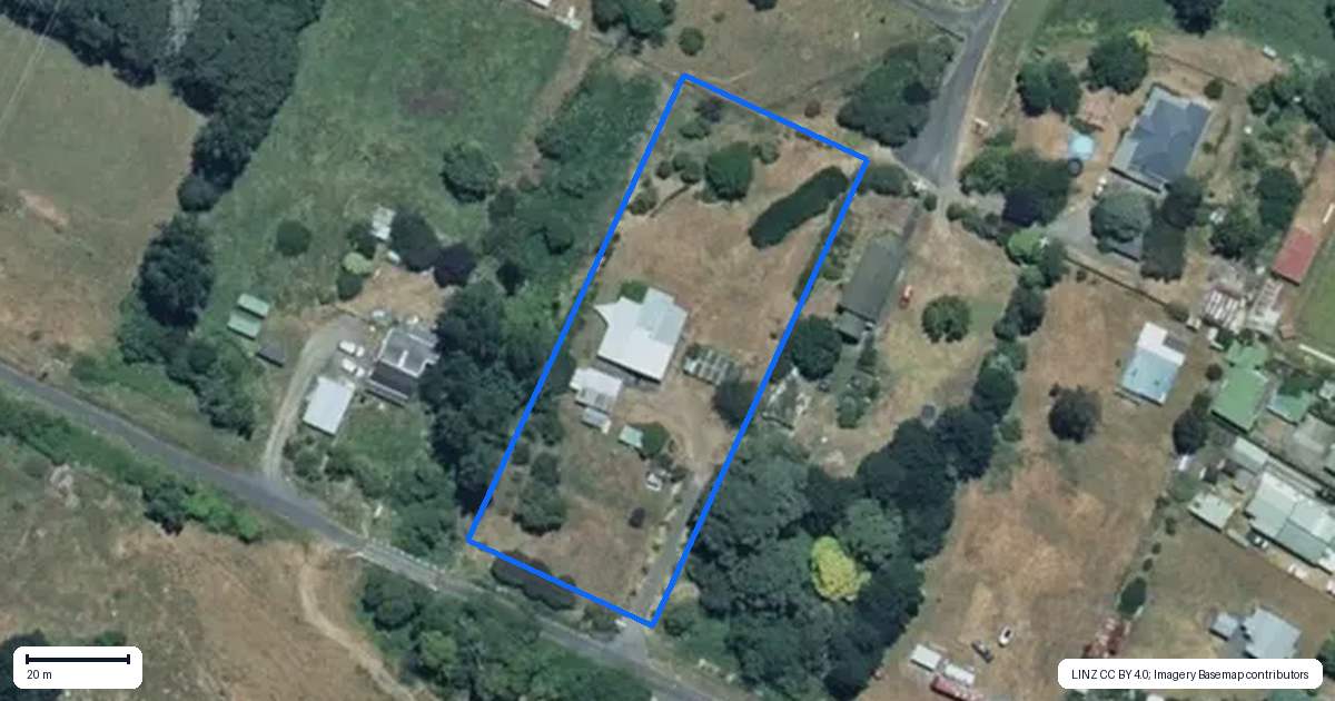 Property context map for 15 Tawa Street, Manunui, Taumarunui