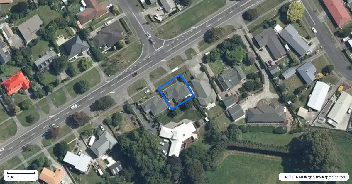 Property context map for 363 Kimbolton Road, Feilding