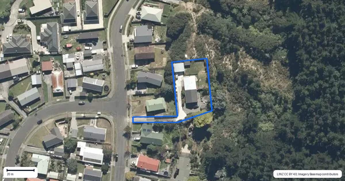 Property context map for 56B Trelawney Road, Wainuiomata, Lower Hutt