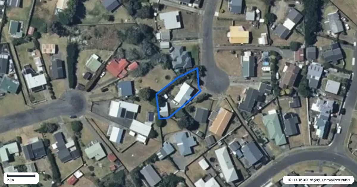 Property context map for 6 Harrod Avenue, Foxton Beach, Foxton