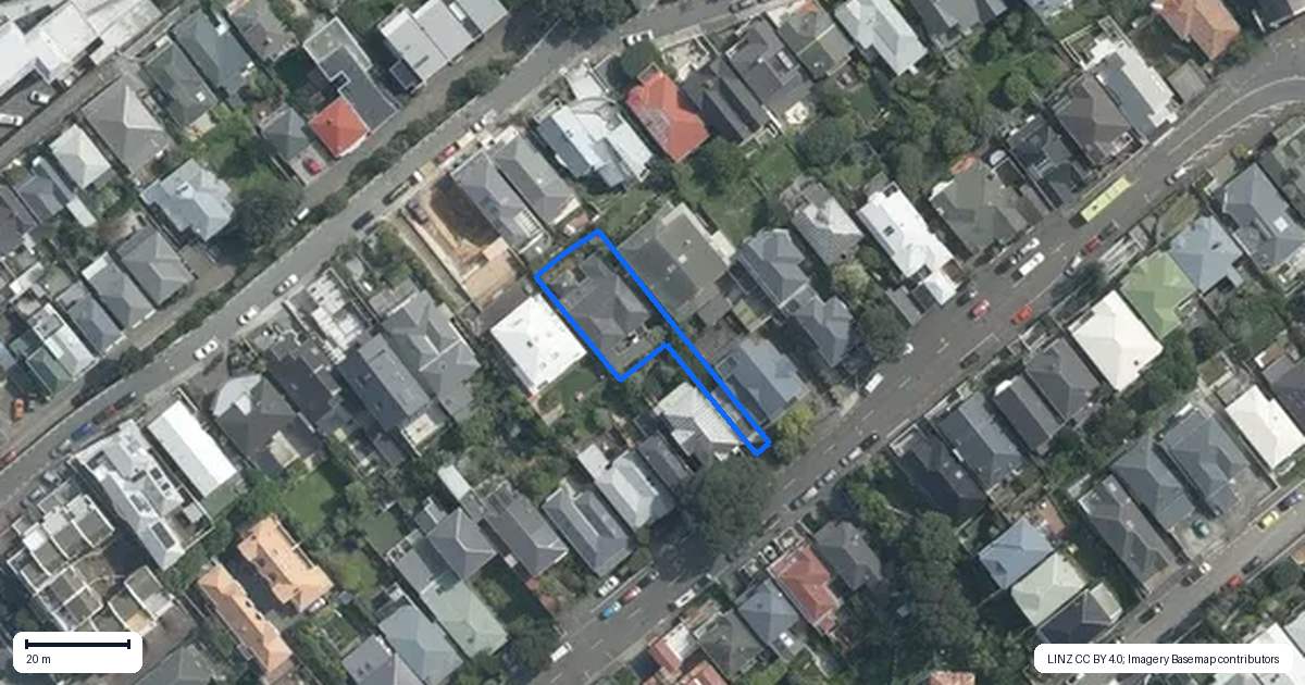 Property context map for 53 Hawker Street, Mount Victoria, Wellington