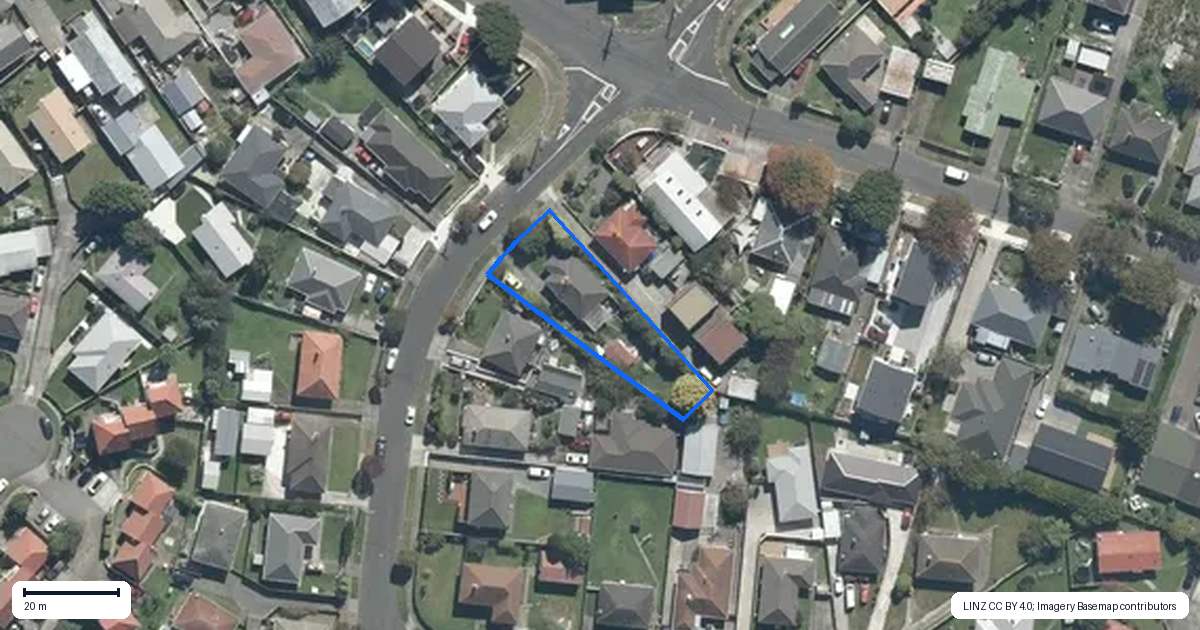 Property context map for 34 Colson Street, Avalon, Lower Hutt