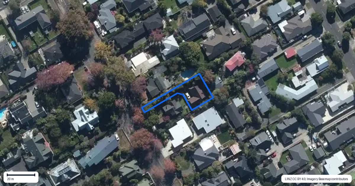 Property context map for 19 Batt Street, West End, Palmerston North
