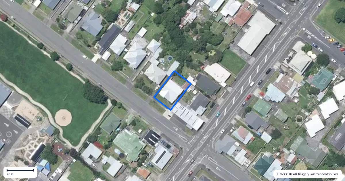 Property context map for 28 Niblett Street, Whanganui