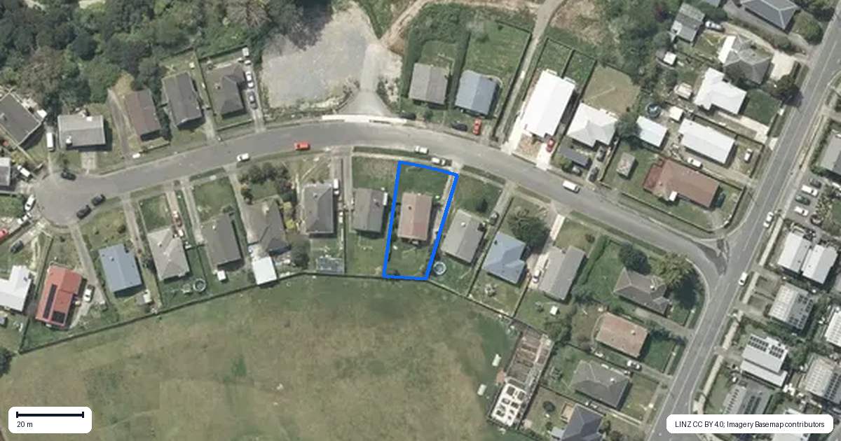 Property context map for 9 Bellona Place, Cannons Creek, Porirua