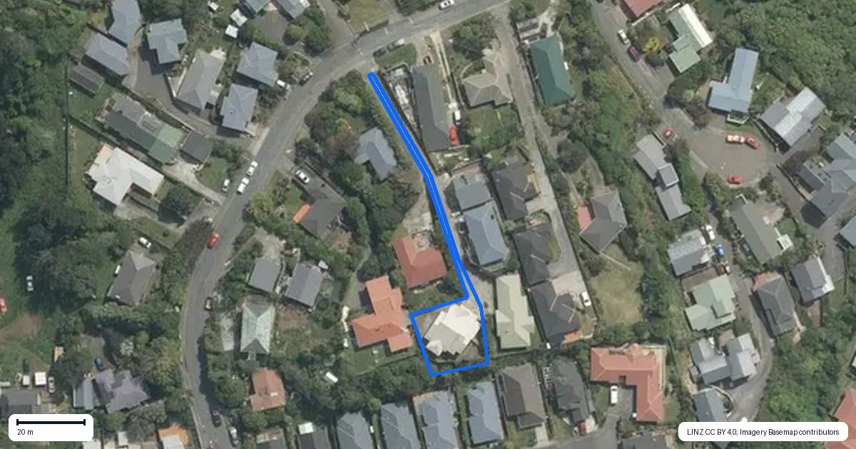 Property context map for 40B Cunliffe Street, Johnsonville, Wellington
