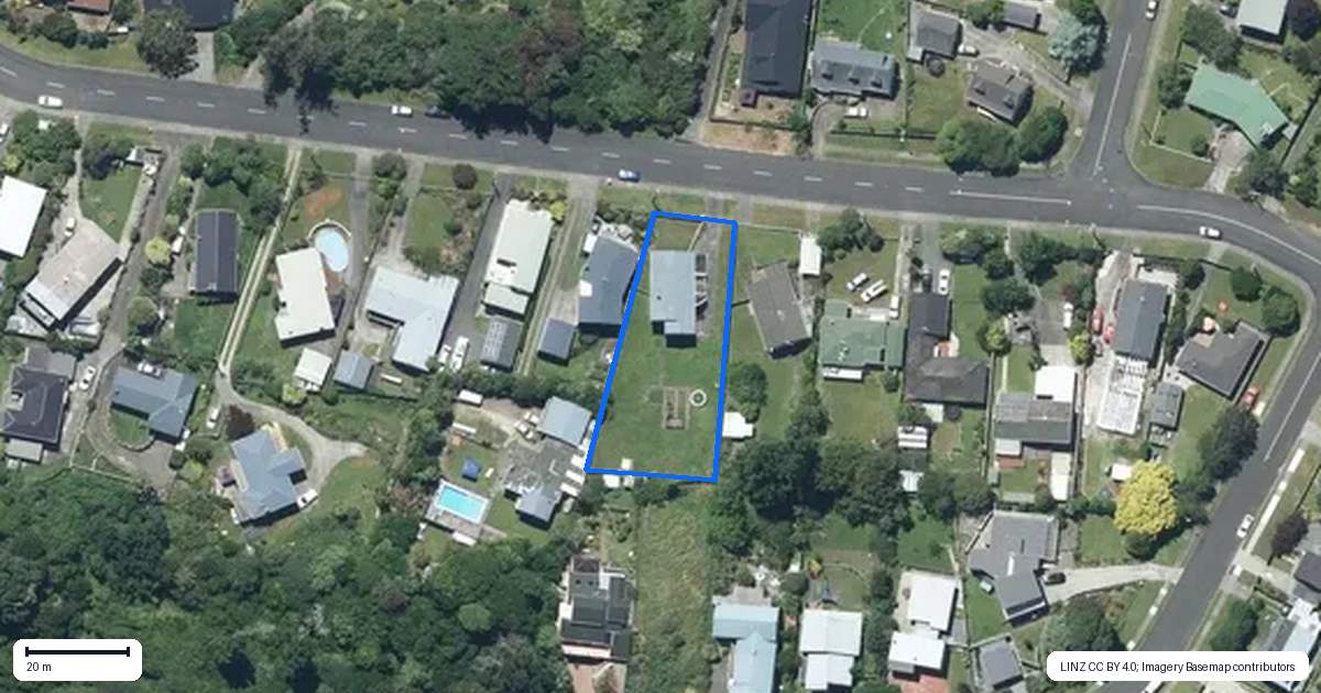 Property context map for 124 Mount View Road, Bastia Hill, Whanganui