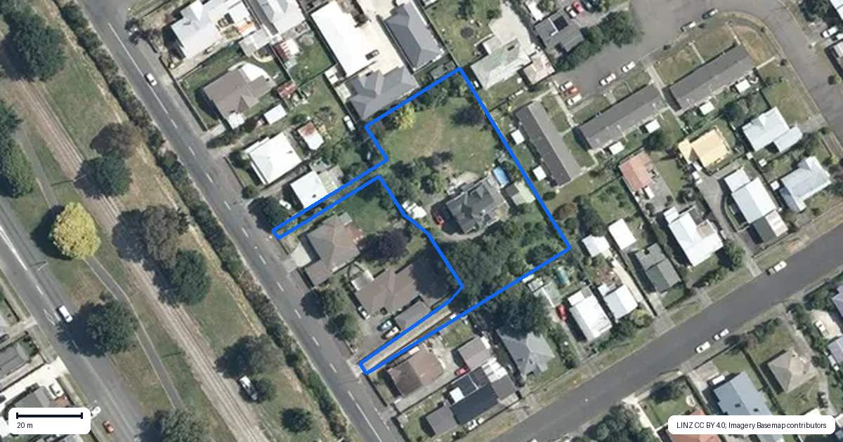 Property context map for 49 Beattie Street, Feilding