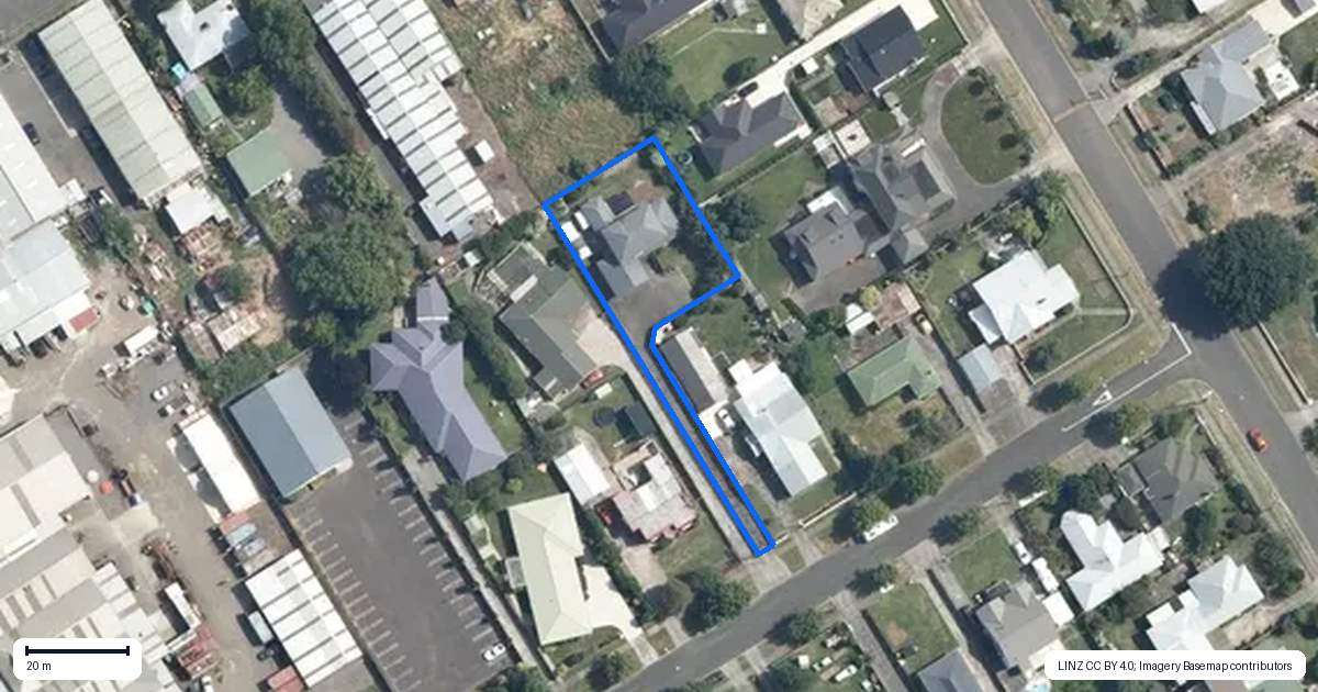 Property context map for 14A Carthew Street, Feilding