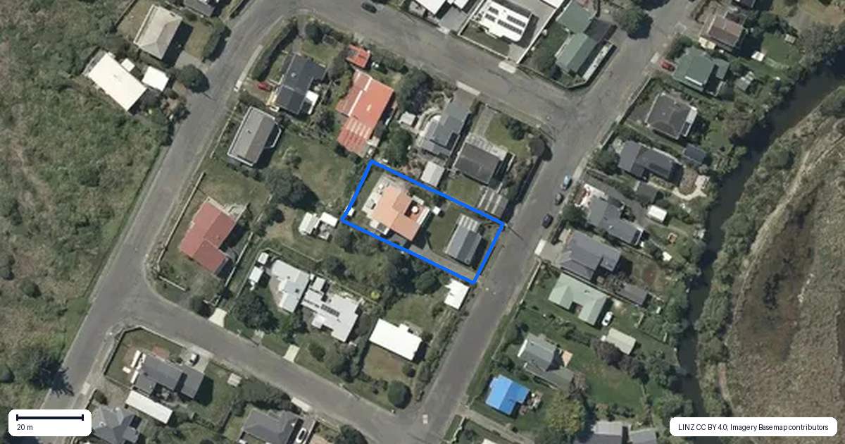 Property context map for 17A Moana Street, Otaki Beach, Otaki