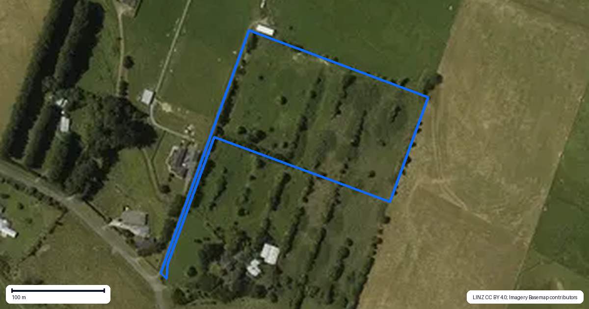 Property context map for 295A North Manakau Road, Manakau