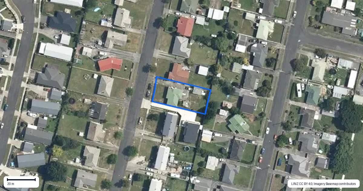 Property context map for 31 McCorkindale Street, Feilding