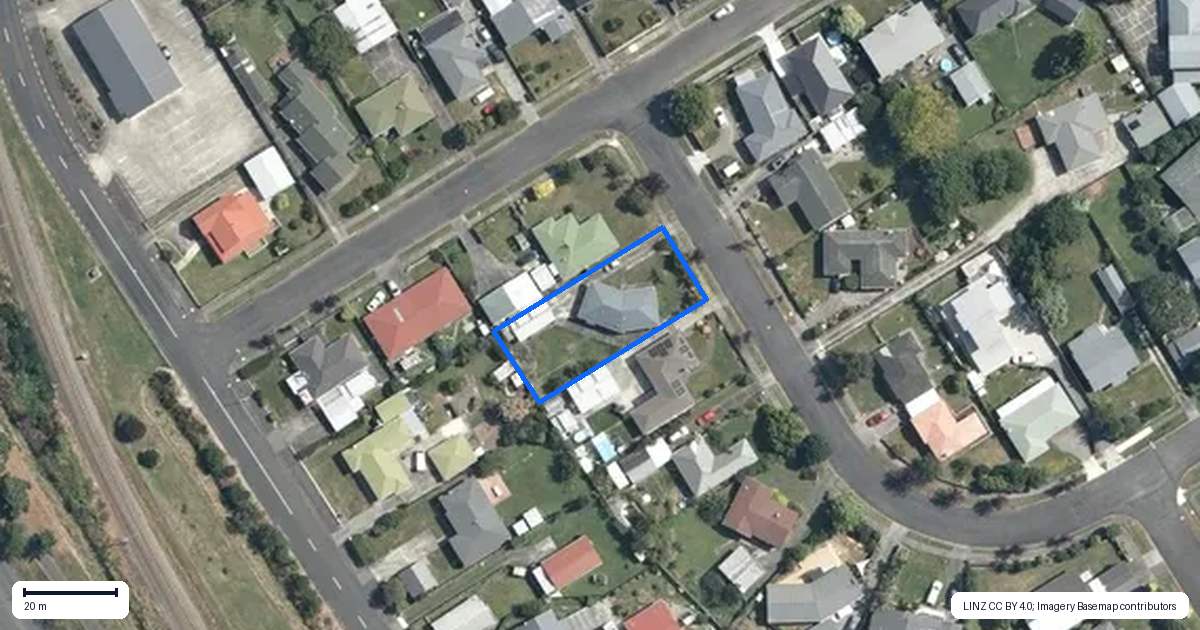 Property context map for 3 Keith Elliott Street, Feilding