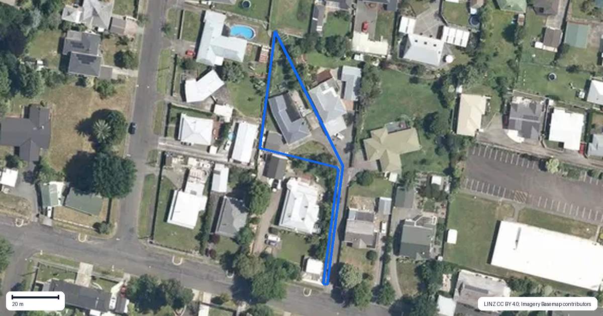 Property context map for 9A Ranfurly Road, Feilding