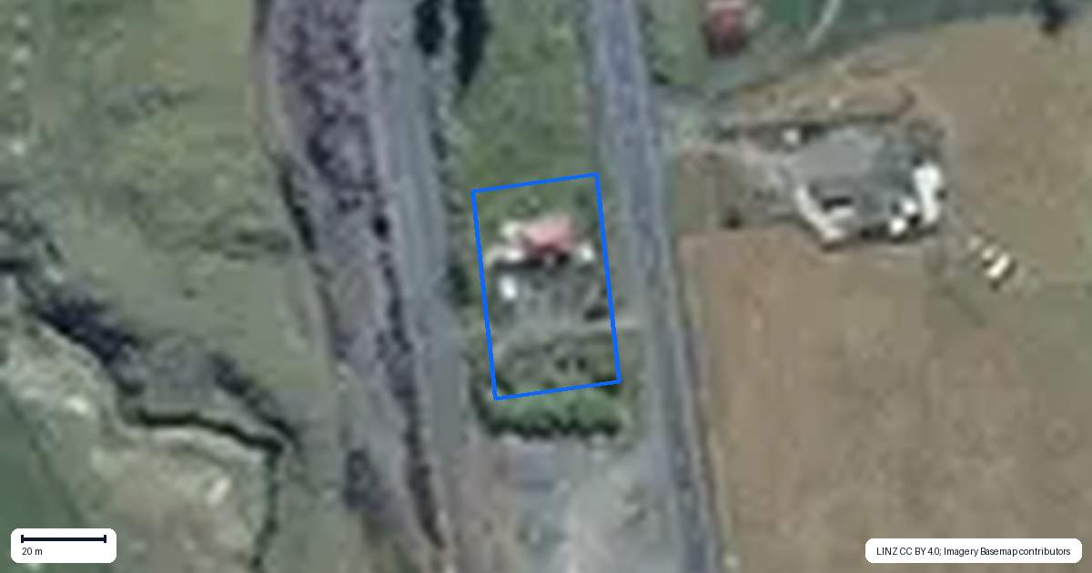 Property context map for 2264 State Highway 4, Owhango