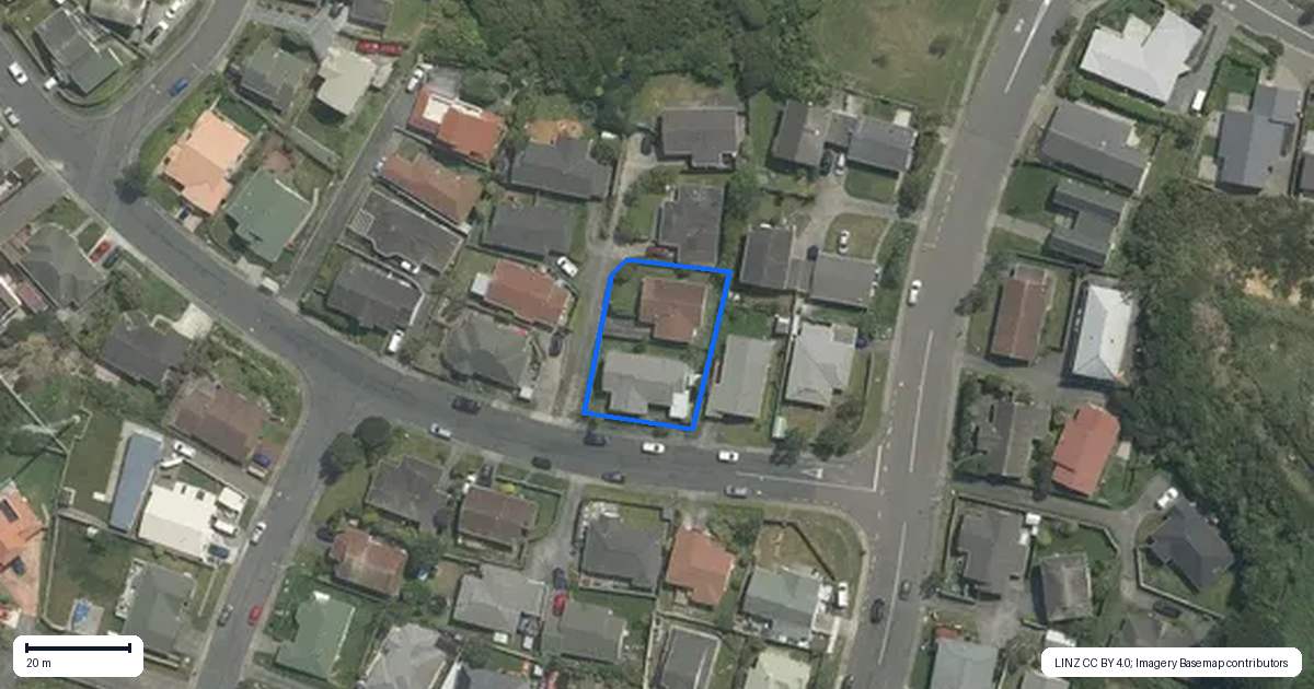 Property context map for 4A Kentwood Drive, Woodridge, Wellington