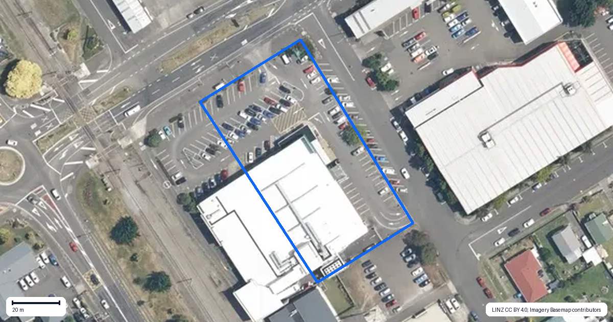 Property context map for 147 Kimbolton Road, Feilding