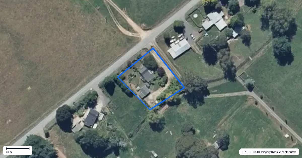 Property context map for 137 Otapouri Road, Owhango