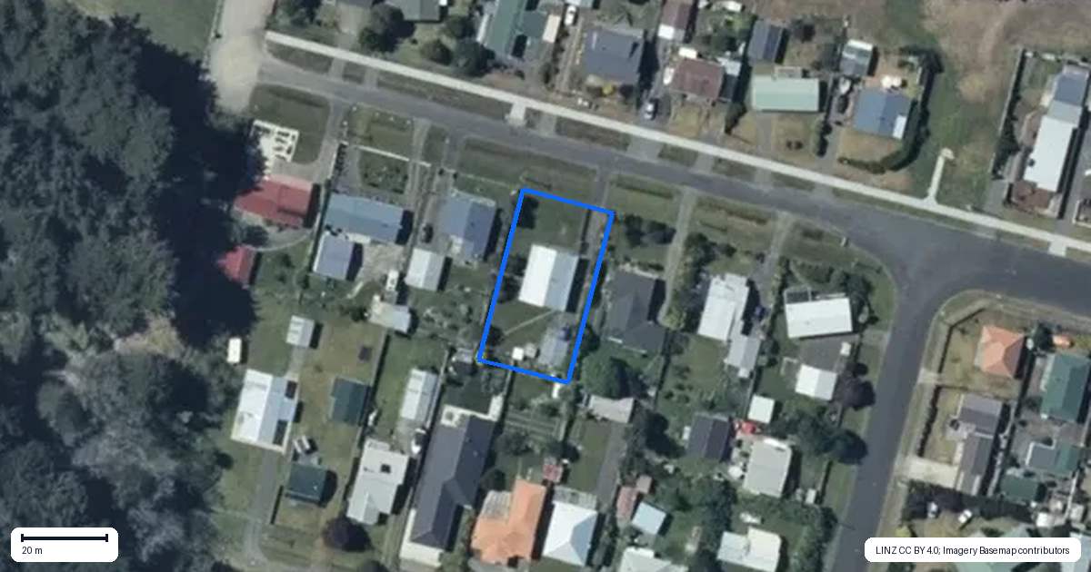 Property context map for 8 Cousins Avenue West, Foxton Beach, Foxton