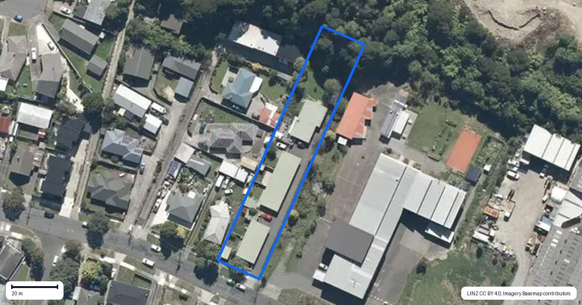 Property context map for 165D Rata Street, Naenae, Lower Hutt