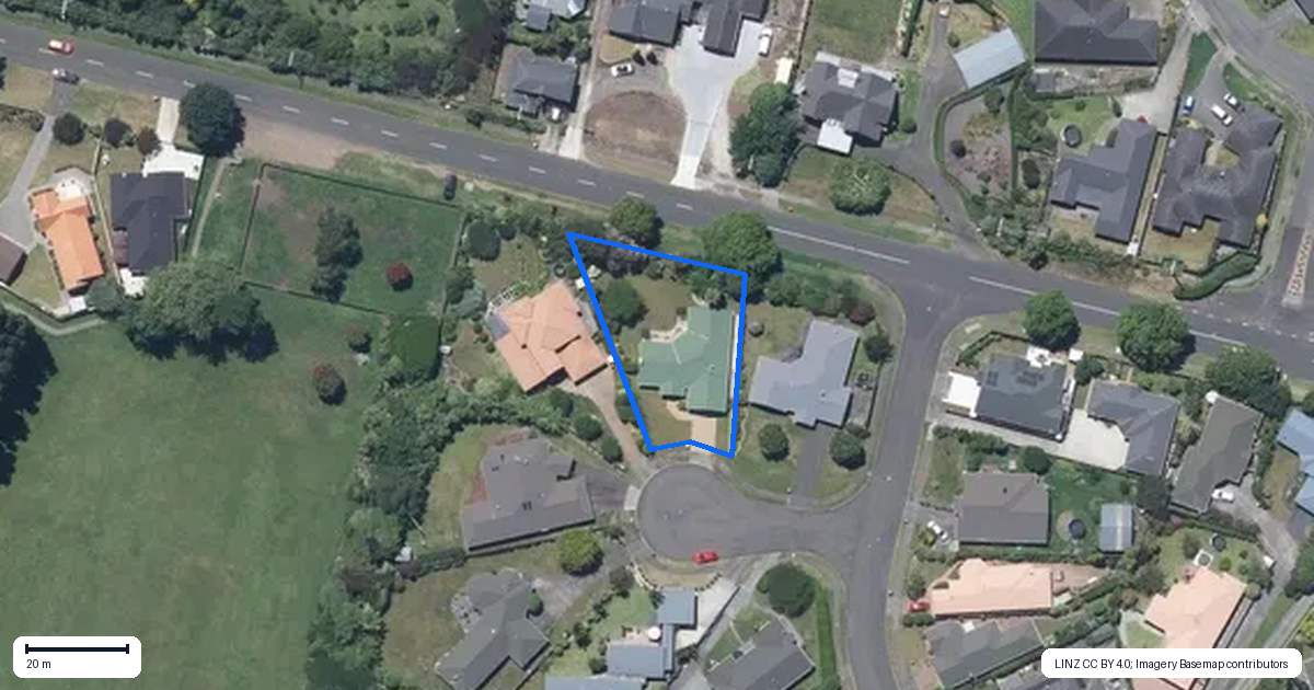 Property context map for 4 Goldsbury Place, Otamatea, Whanganui