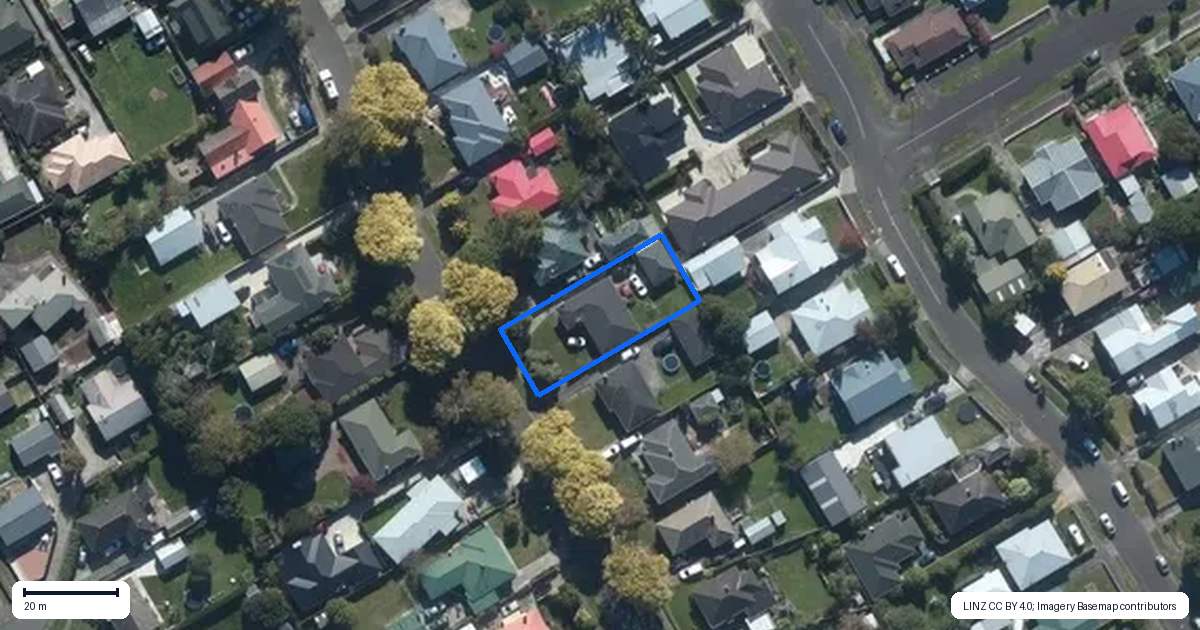 Property context map for 66 Keeling Street, West End, Palmerston North