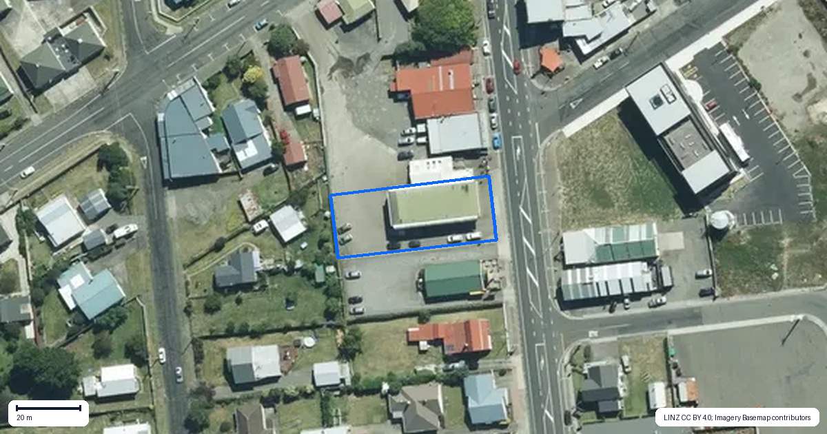 Property context map for 113 Bridge Street, Bulls