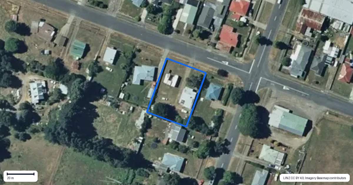 Property context map for 26 Pitt Street, Raetihi