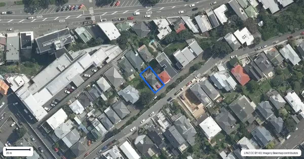Property context map for 15 McFarlane Street, Mount Victoria, Wellington