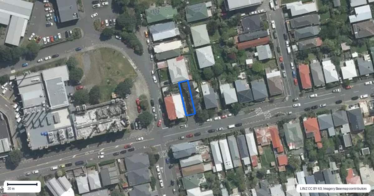 Property context map for 3/77 Mein Street, Newtown, Wellington