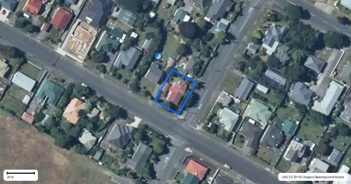 Property context map for 24 Trafalgar Street, Levin