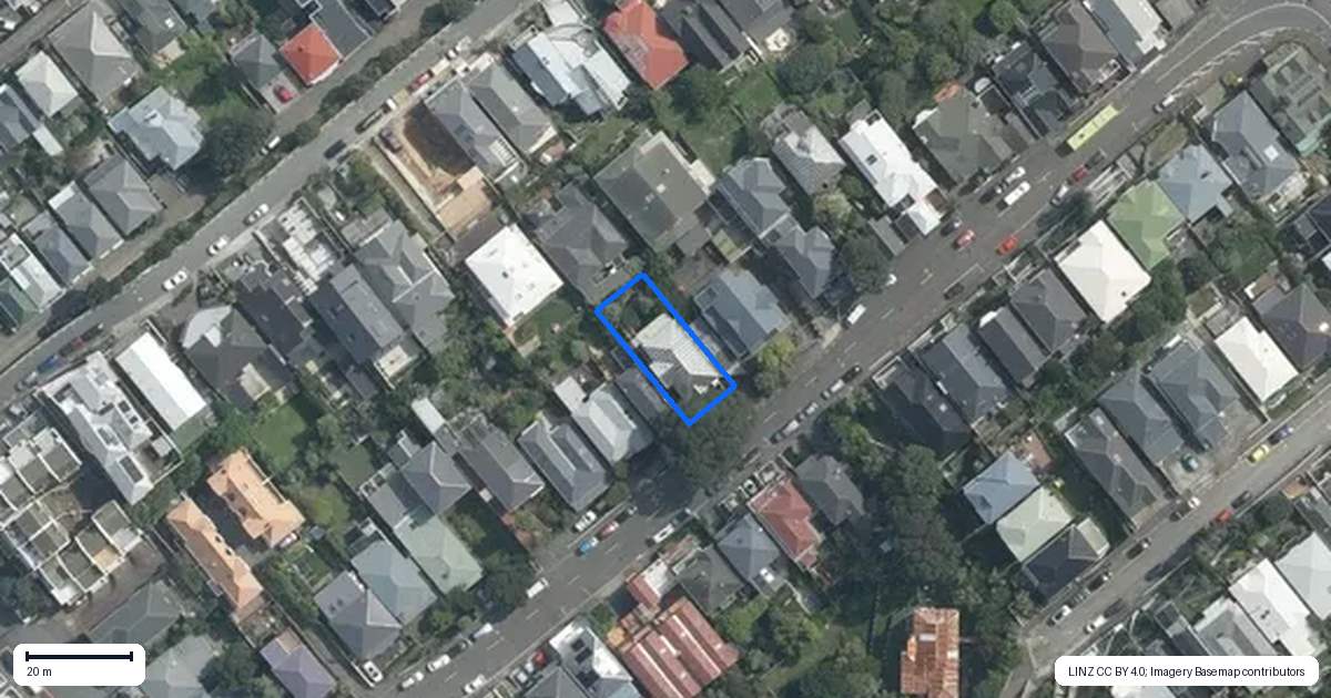 Property context map for 51 Hawker Street, Mount Victoria, Wellington