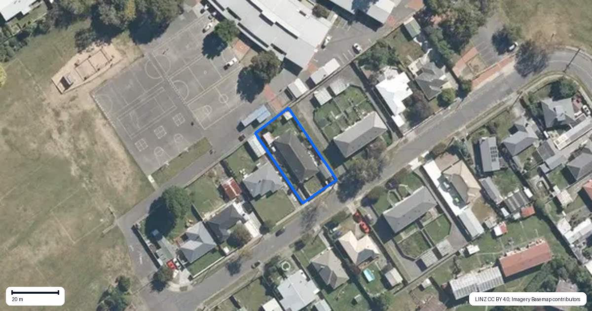 Property context map for 68B Hikurangi Street, Trentham, Upper Hutt