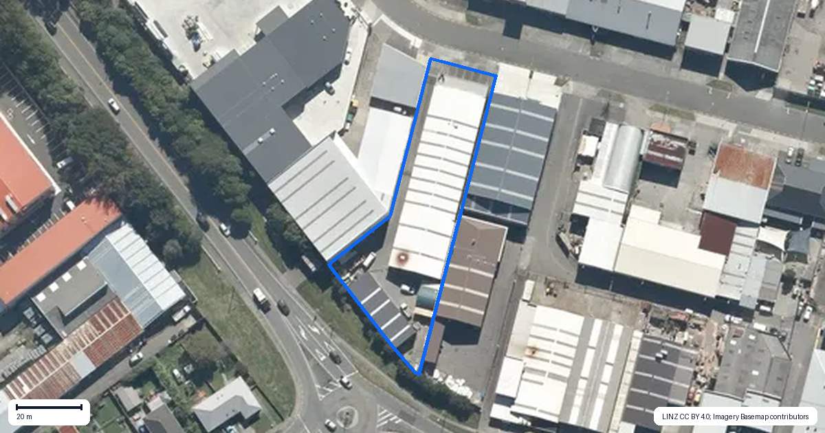 Property context map for 12 Gregory Street, Naenae, Lower Hutt