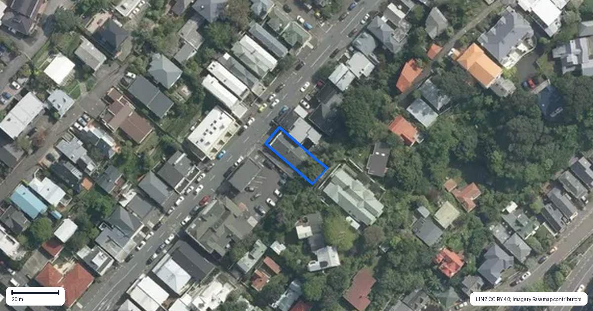 Property context map for 273B Tinakori Road, Thorndon, Wellington