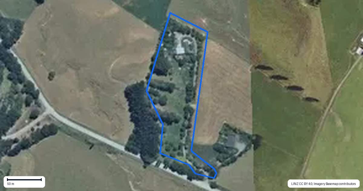 Property context map for 240B Ulysses Road, Ashhurst