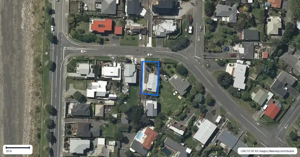 Property context map for 6 Tahi Road, Paraparaumu Beach, Paraparaumu